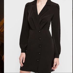 Express asymmetrical Button blazer dress!!